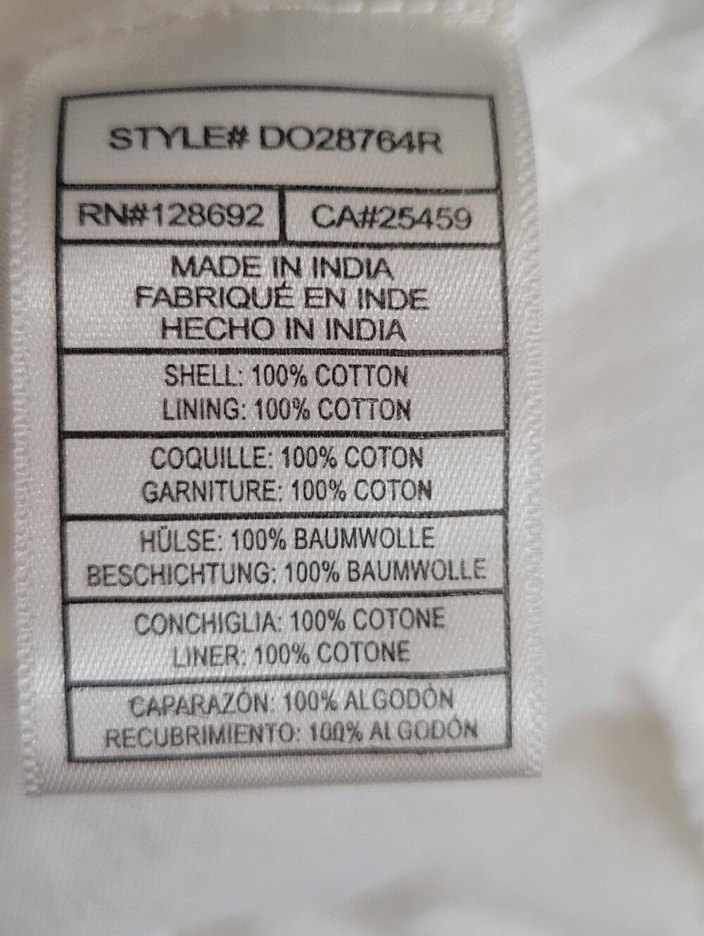 Steve Madden 100% Cotton White Eyelet Ruffle Mini Dress | Size Large - Picture 6 of 7